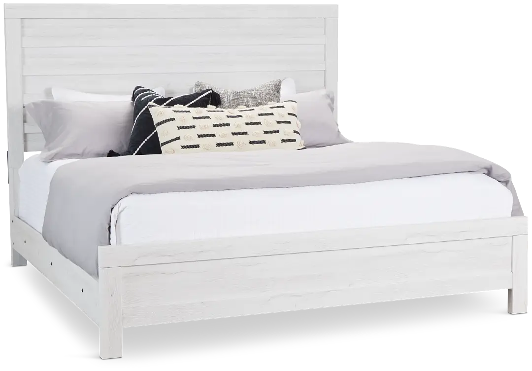Everett White Panel Bed Everett White Panel Bed