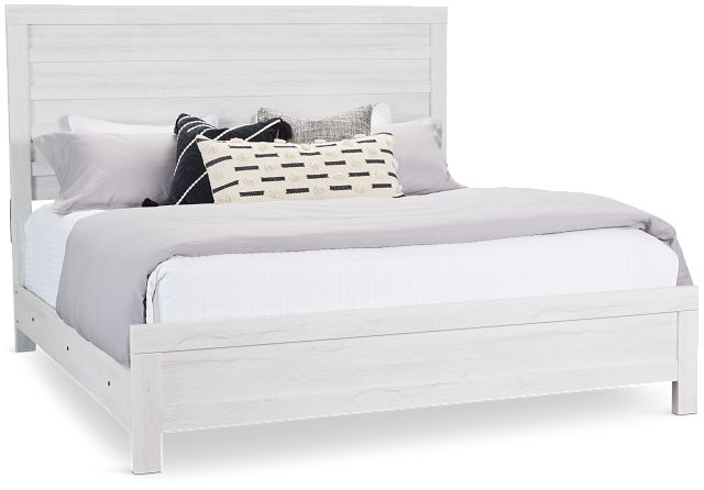Everett White Panel Bed
