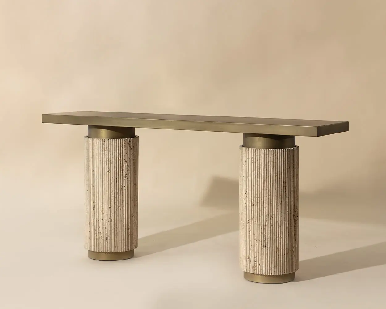 Alpine Gold Set Of 2 Console Table Base Alpine Gold Set Of 2 Console Table Base