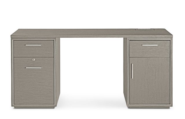 Highline Gray Writing Desk