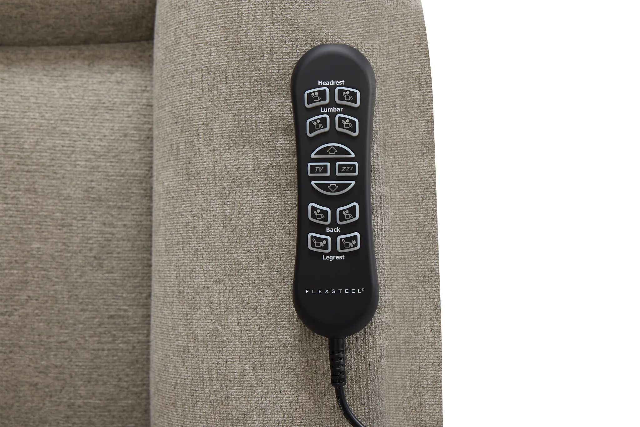 Zecliner Petite Light Gray Fabric Power Lift Recliner