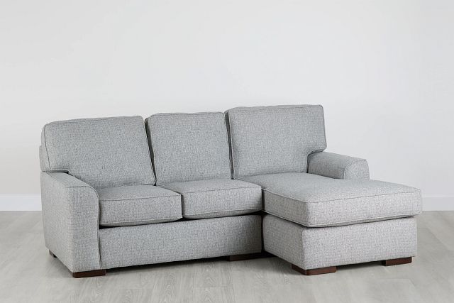 Austin Gray Fabric Right Chaise Sectional
