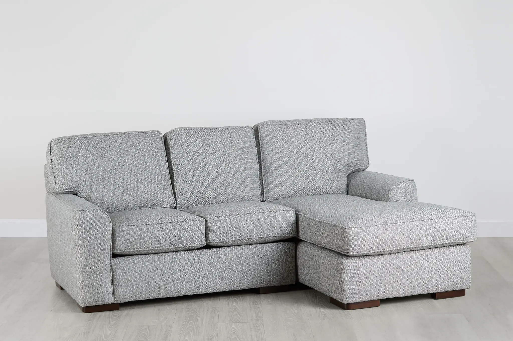 Austin Gray Fabric Right Chaise Sectional Austin Gray Fabric Right Chaise Sectional