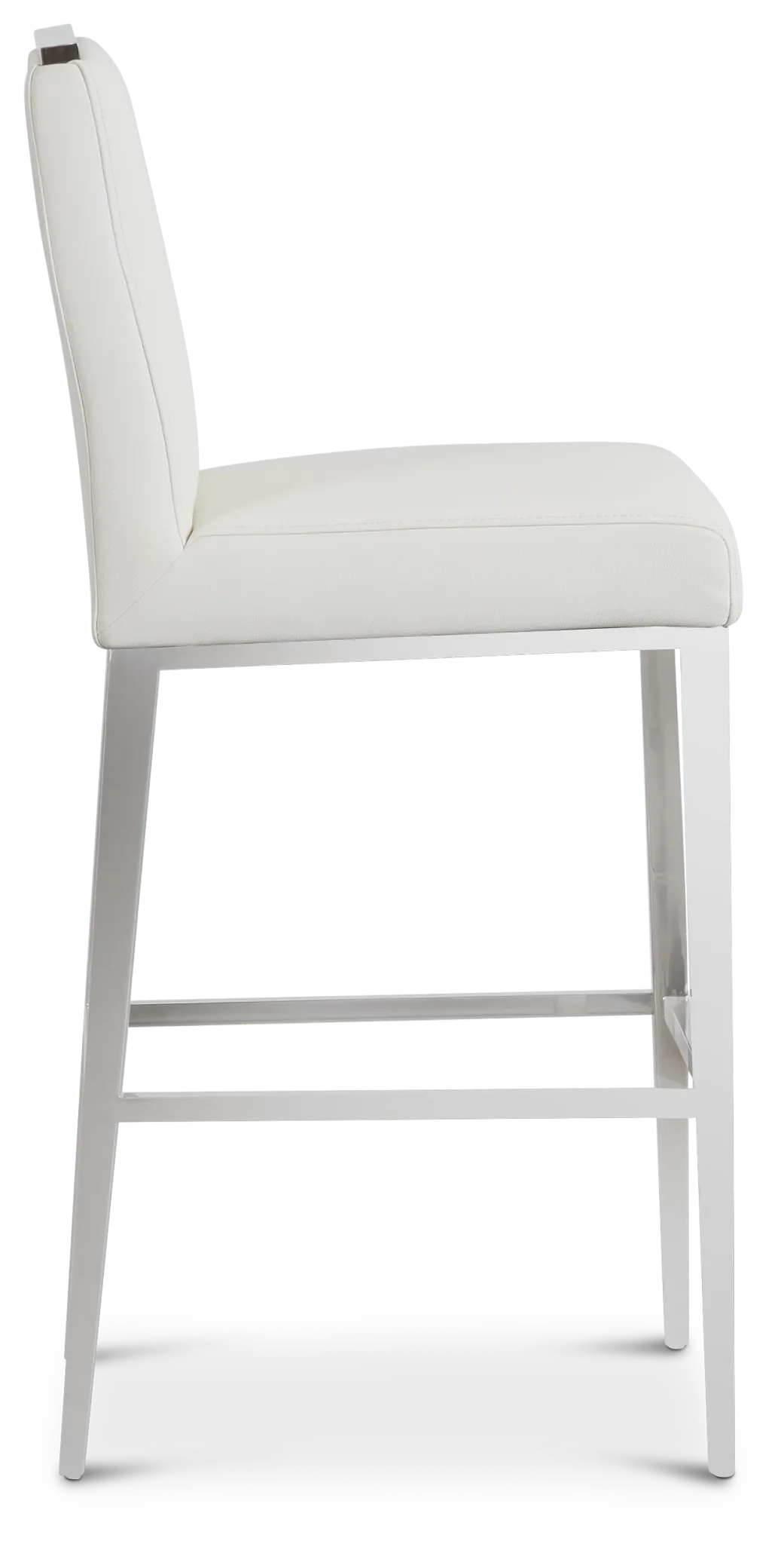 Alameda White 30" Upholstered Barstool