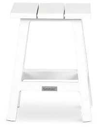 Barbados White Square Accent Table