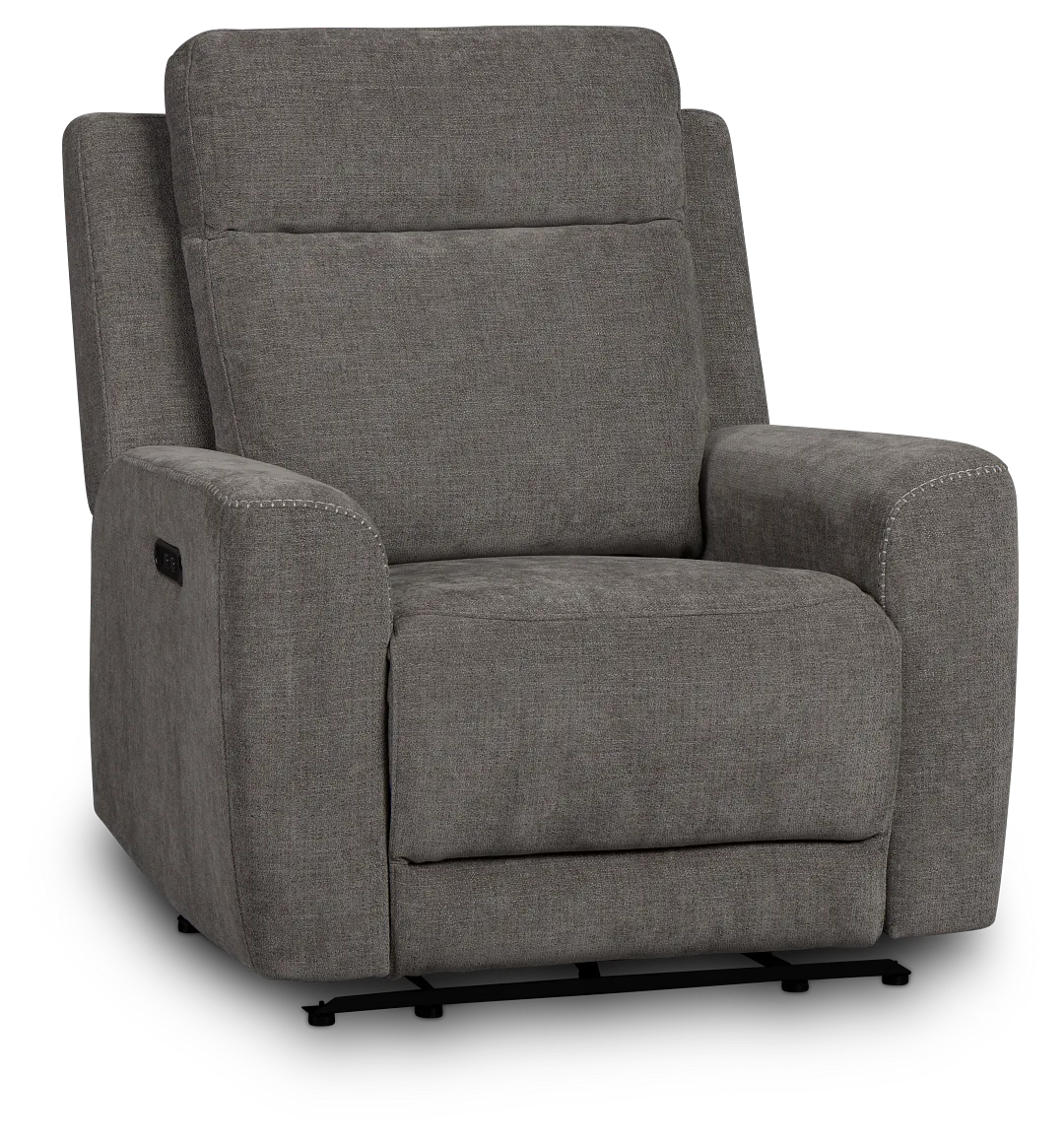 Dean Gray Fabric Power Recliner