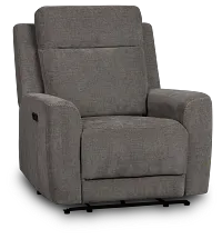 Dean Gray Fabric Power Recliner