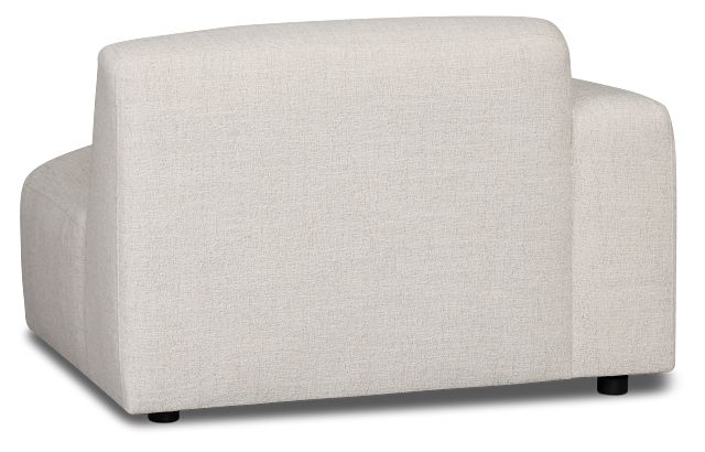 Baylor Light Beige Fabric Left Chair