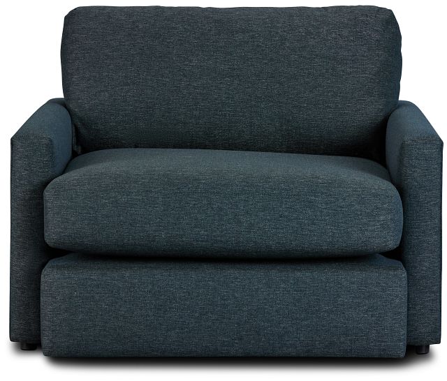 Noah Dark Blue Fabric Chair