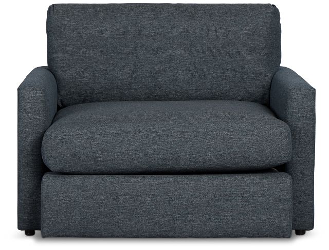 Noah Dark Blue Fabric Chair