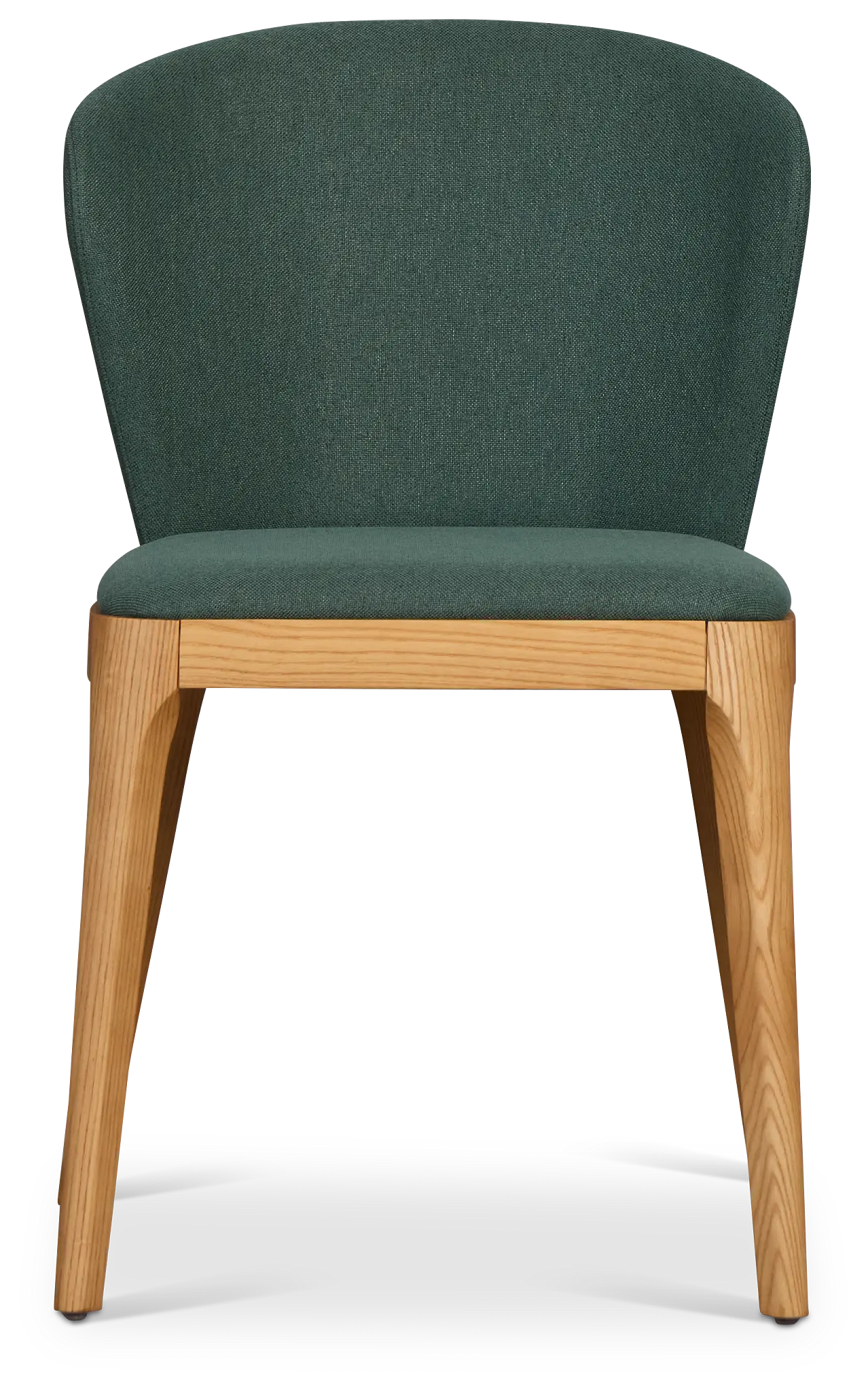 Nomad Dark Green Upholstered Side Chair With Light Tone Legs Nomad Dark Green Upholstered Side Chair With Light Tone Legs