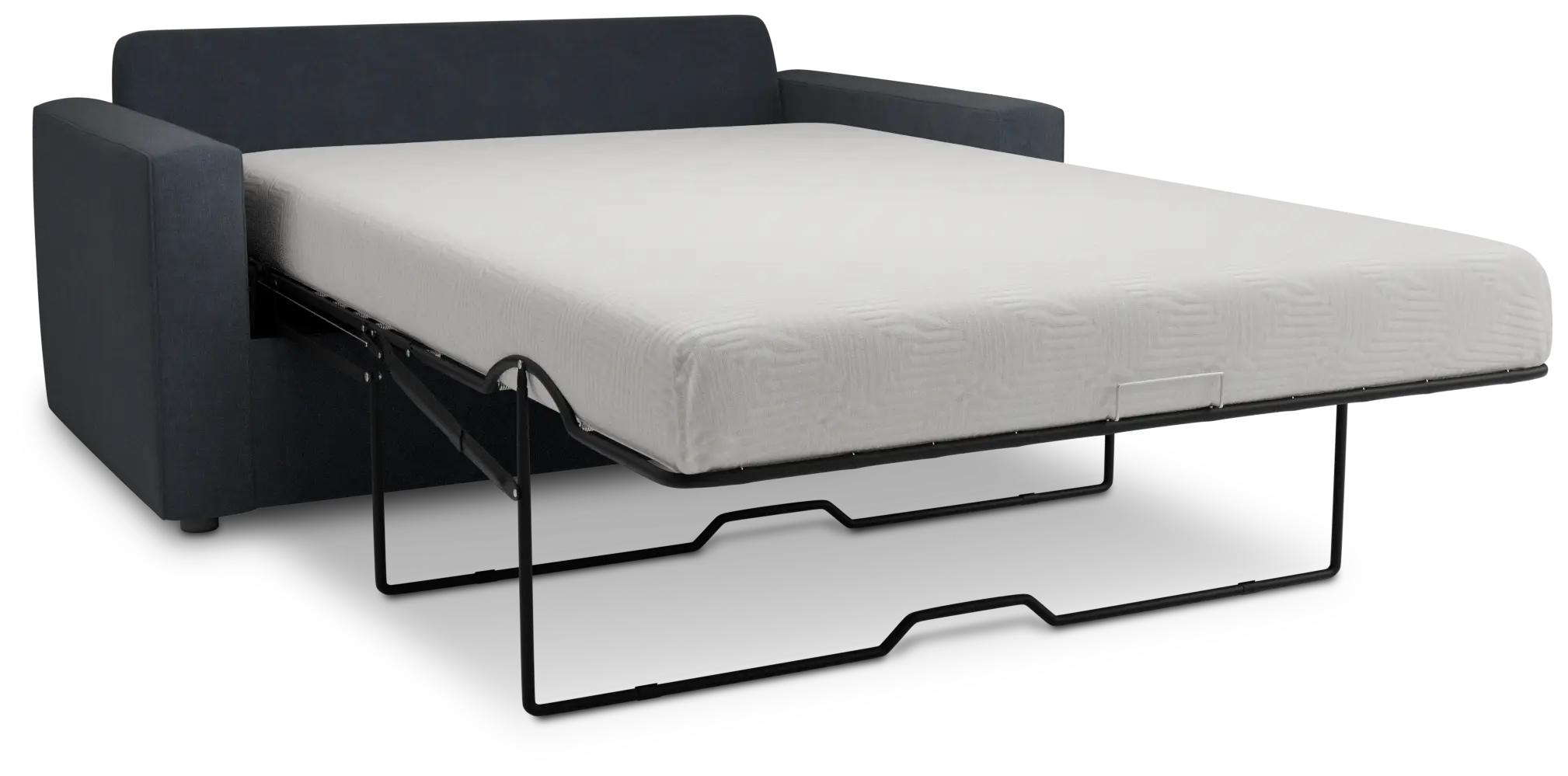 Siesta Victory Dark Blue Fabric Memory Foam Sleeper Siesta Victory Dark Blue Fabric Memory Foam Sleeper