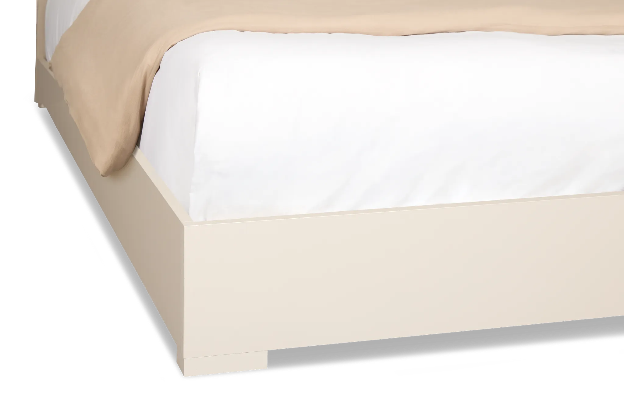Valencia Light Tone Panel Bed