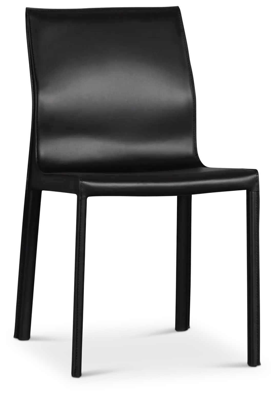 Lugo Black Upholstered Side Chair Lugo Black Upholstered Side Chair
