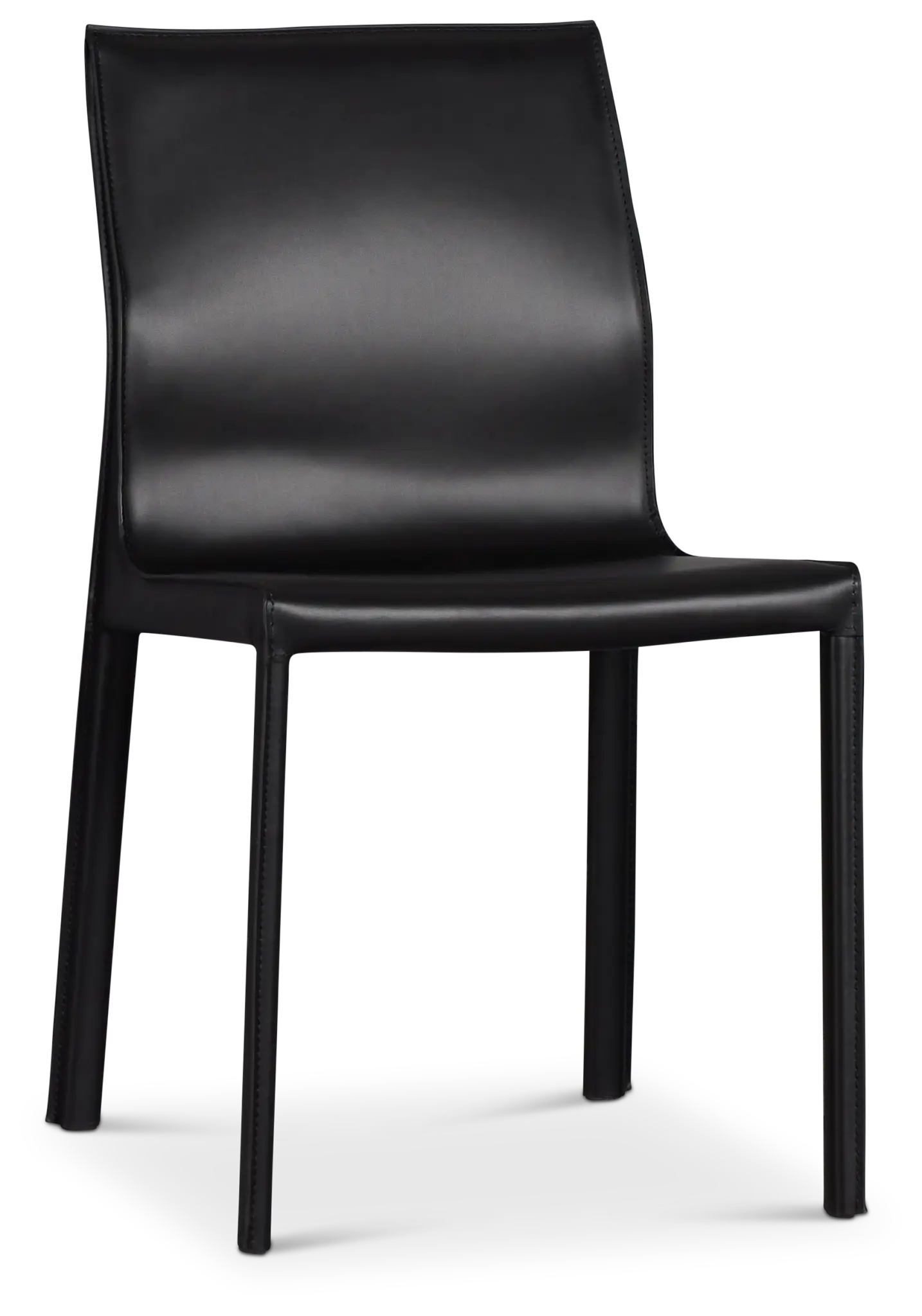 Lugo Black Upholstered Side Chair Lugo Black Upholstered Side Chair