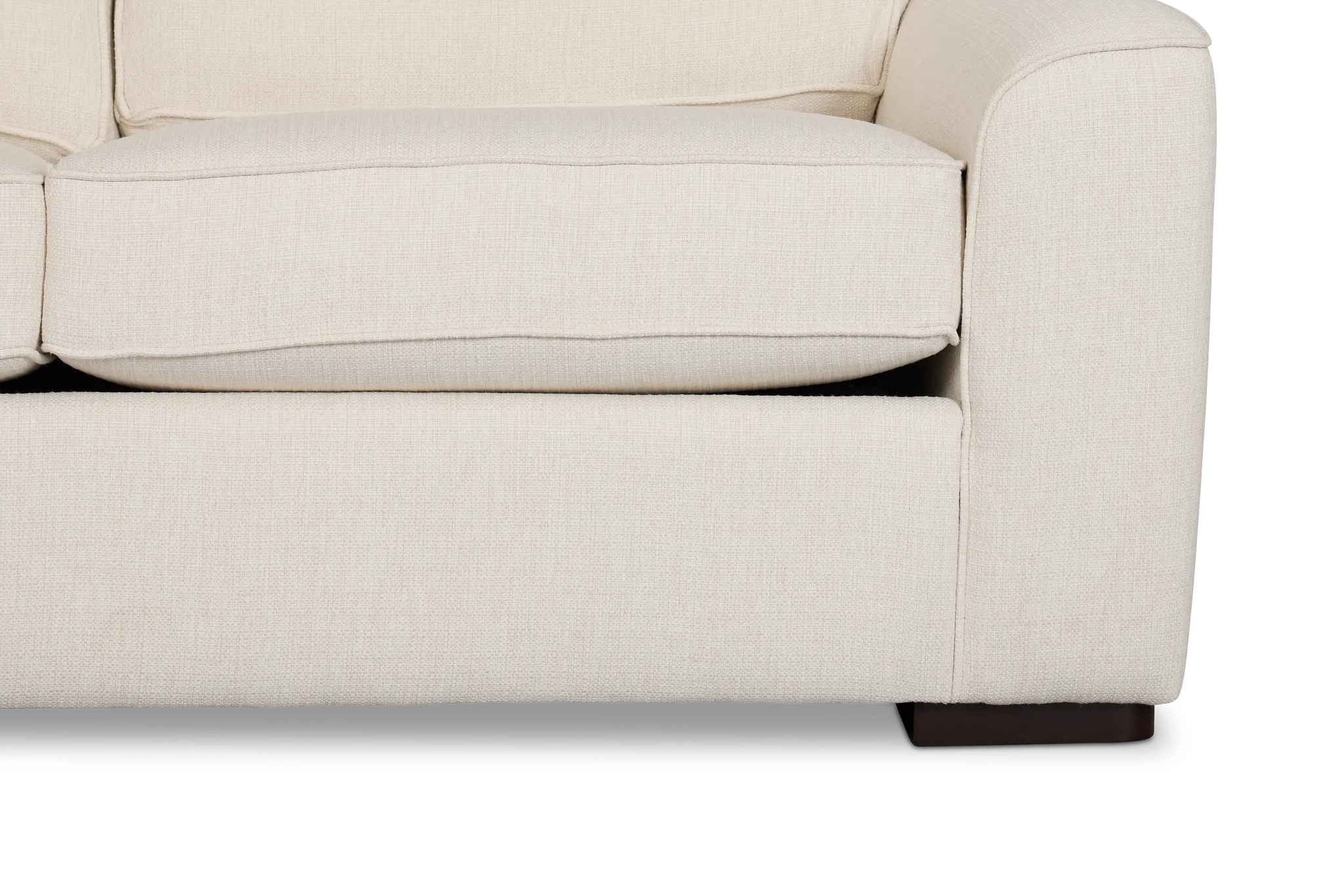 Sinclair Light Beige Fabric Memory Foam Sleeper