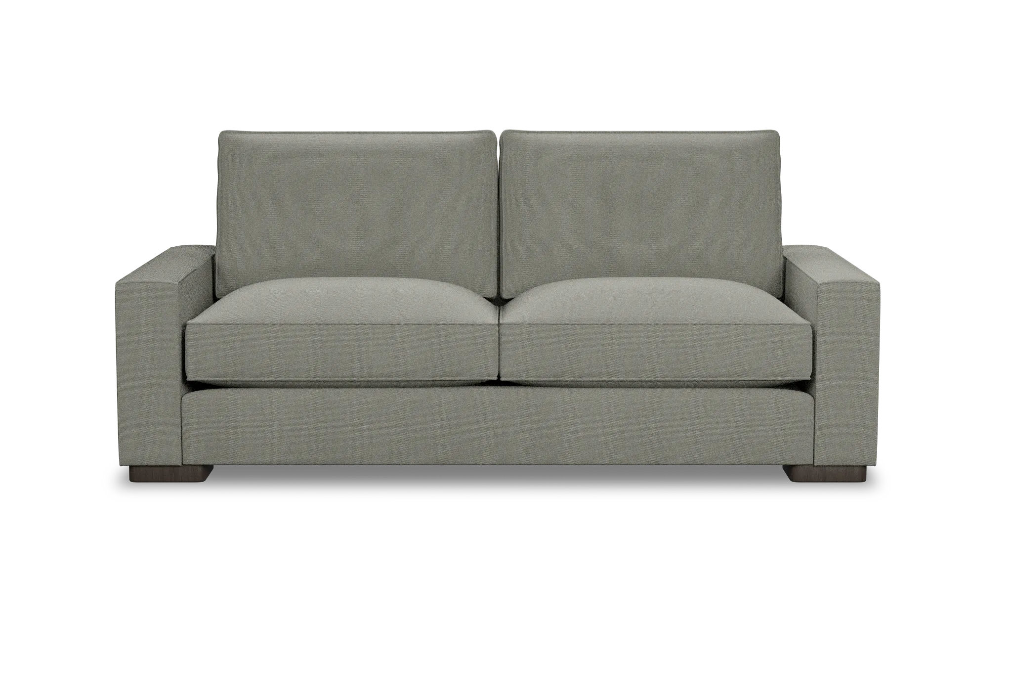 Edgewater Delray Pewter 84" Sofa W/ 2 Cushions