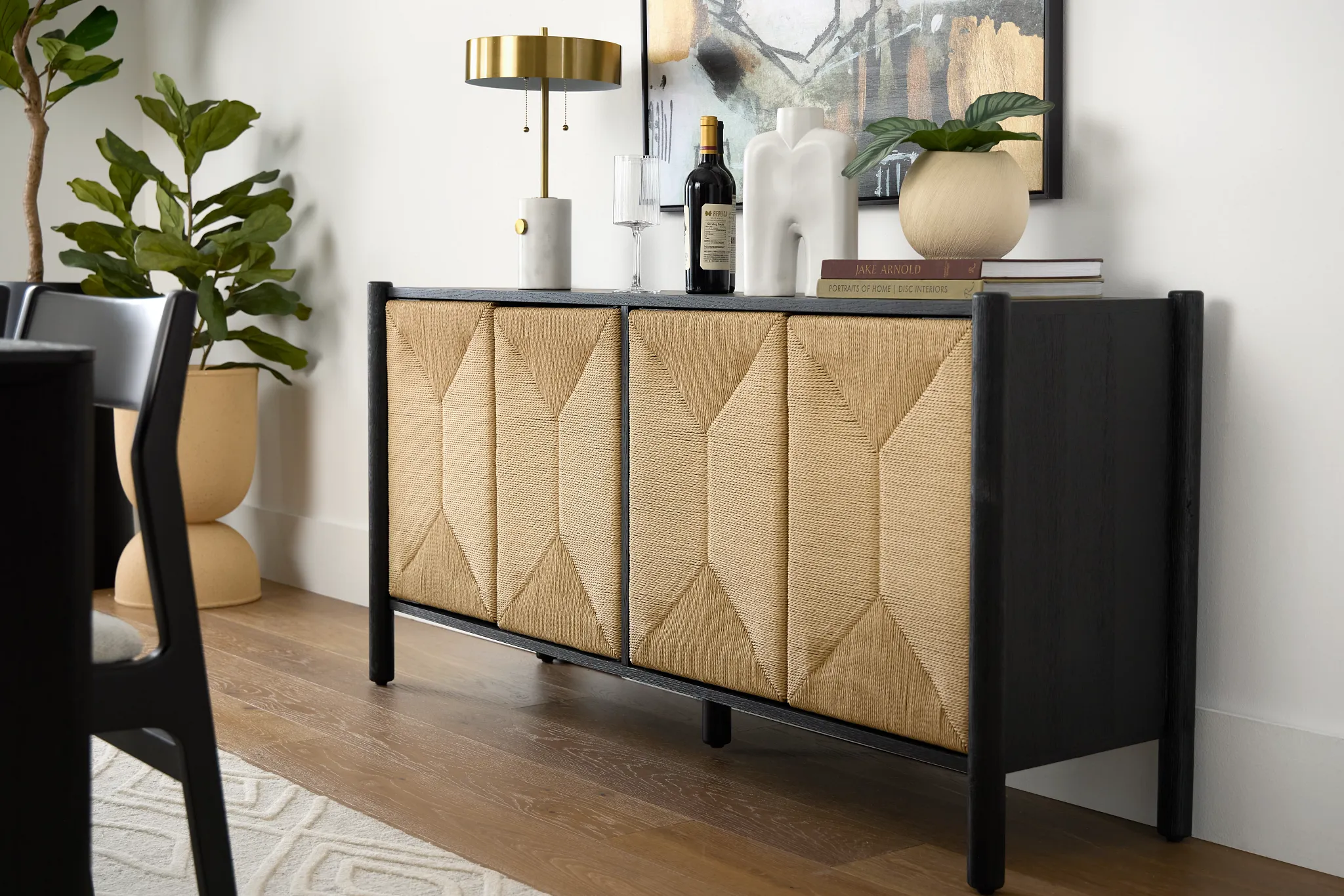 Santorini Black Sideboard