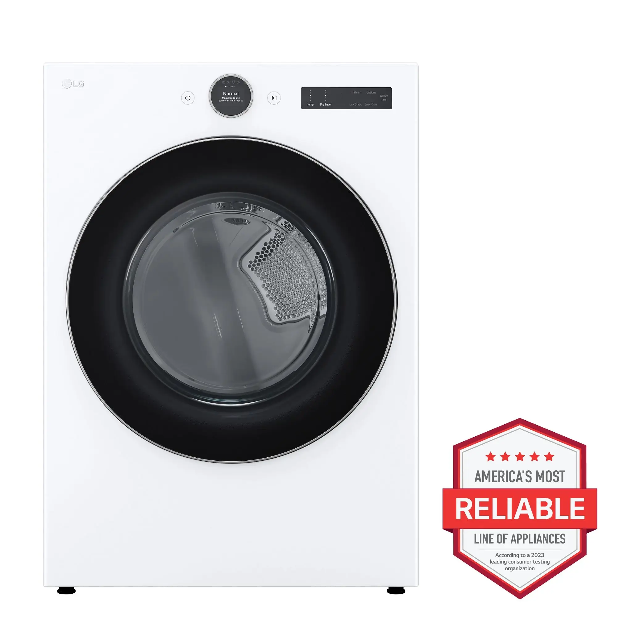 Lg 5500 Series White Front Load Electric Dryer Lg 5500 Series White Front Load Electric Dryer