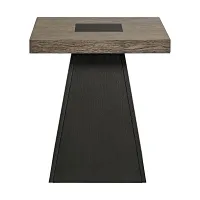 Kavi Two-Tone Square End Table