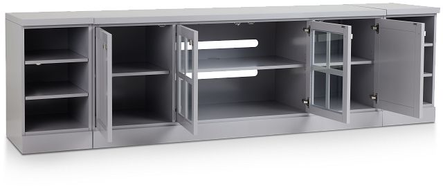 Newport Gray 108" Tv Stand