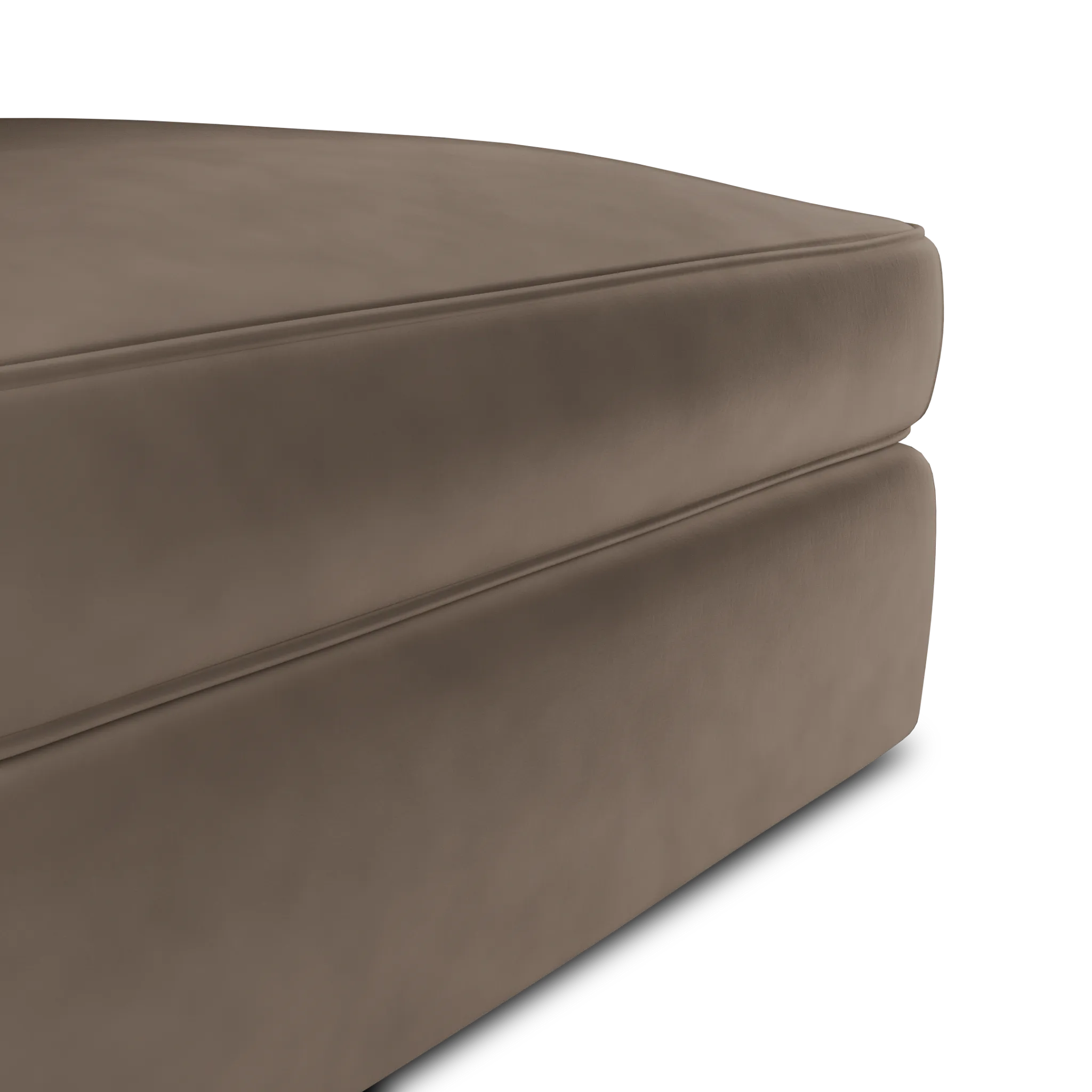 Siesta Joya Beige Fabric Ottoman