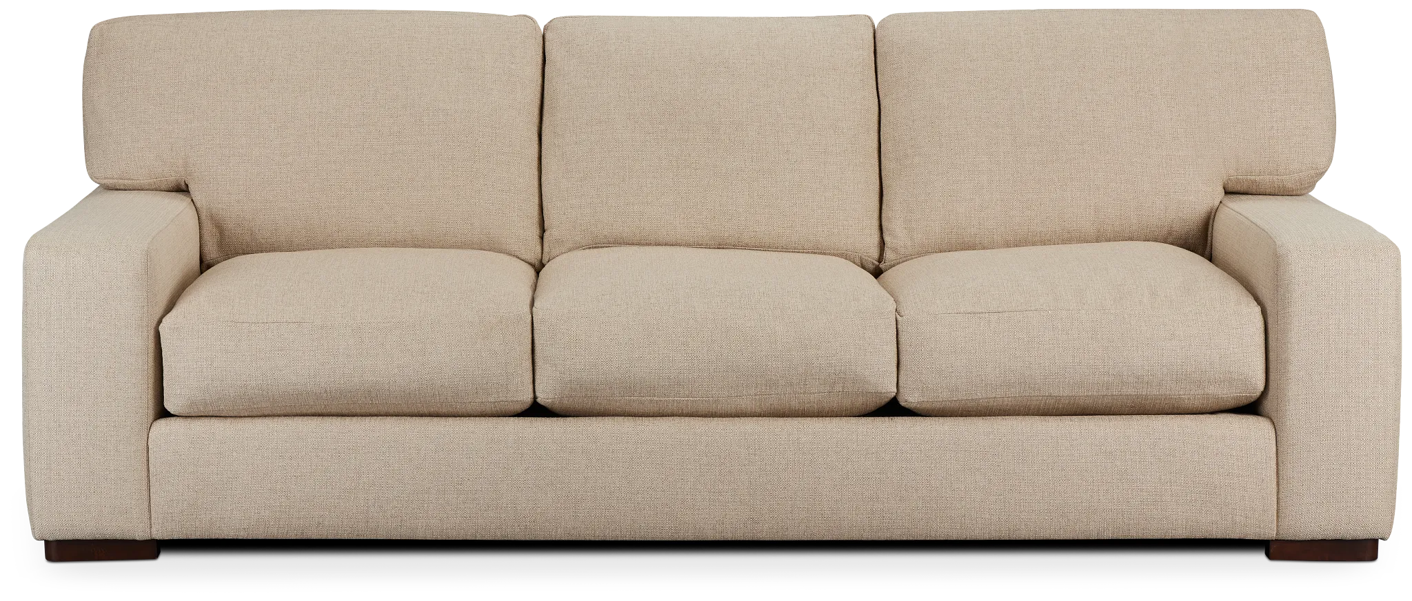Veronica 104" Khaki Down Sofa