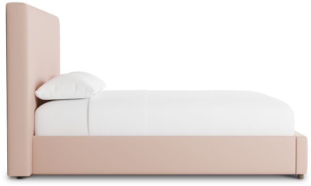 Grayton Joya Light Pink 54" Upholstered Platform Bed