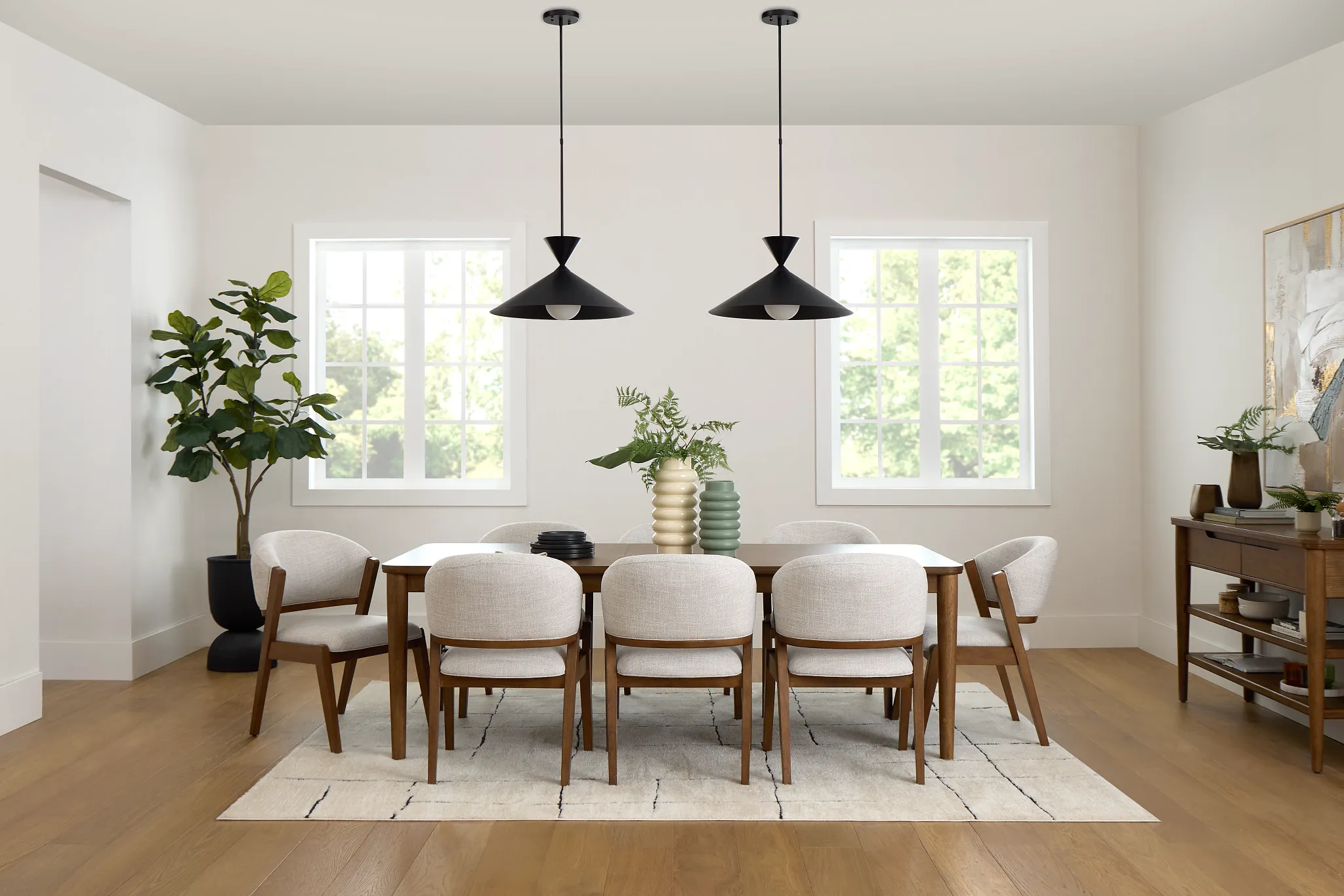 Rockford Light Tone Rectangular Table