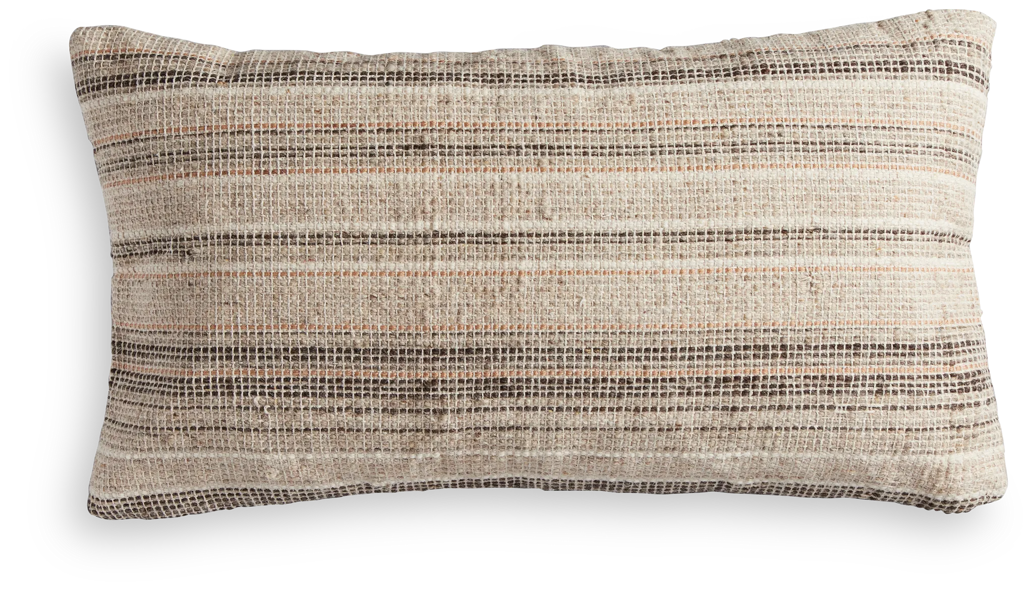 Belgravo Beige Lumbar Accent Pillow