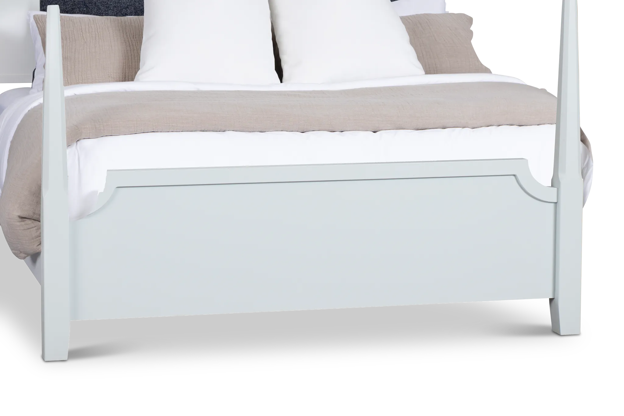 Carolina Light Blue Poster Bed