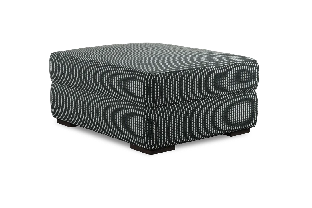 Edgewater Lucy Navy Ottoman