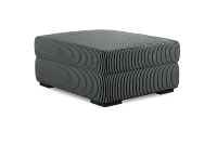 Edgewater Lucy Navy Ottoman