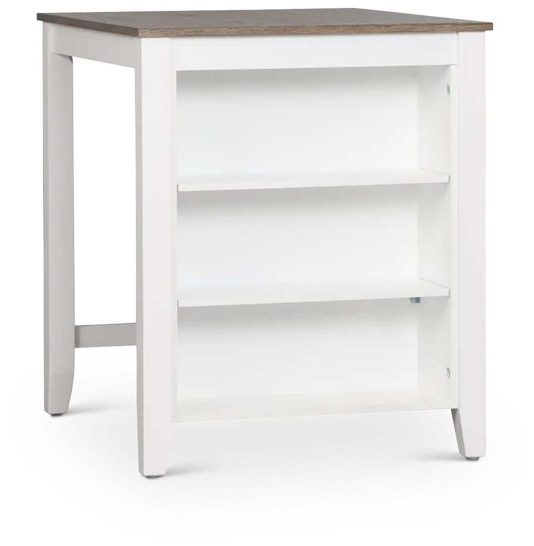Edgartown Two-tone Storage High Dining Table Edgartown Two-tone Storage High Dining Table