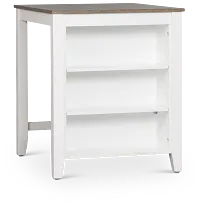 Edgartown Two-tone Storage High Dining Table