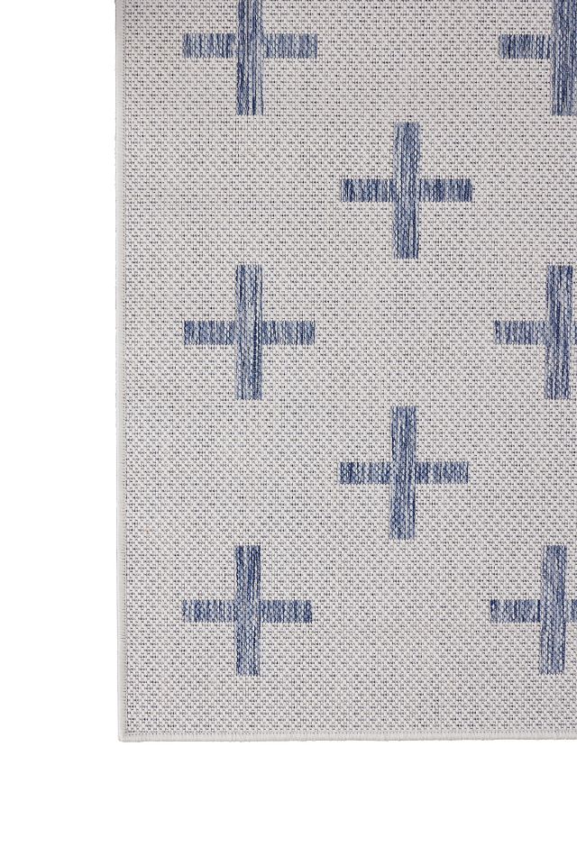 Carlee Blue 8x10 Area Rug