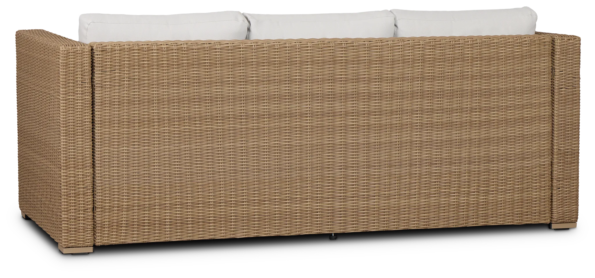 Montecito Light Tone Sofa With Light Beige Cushions