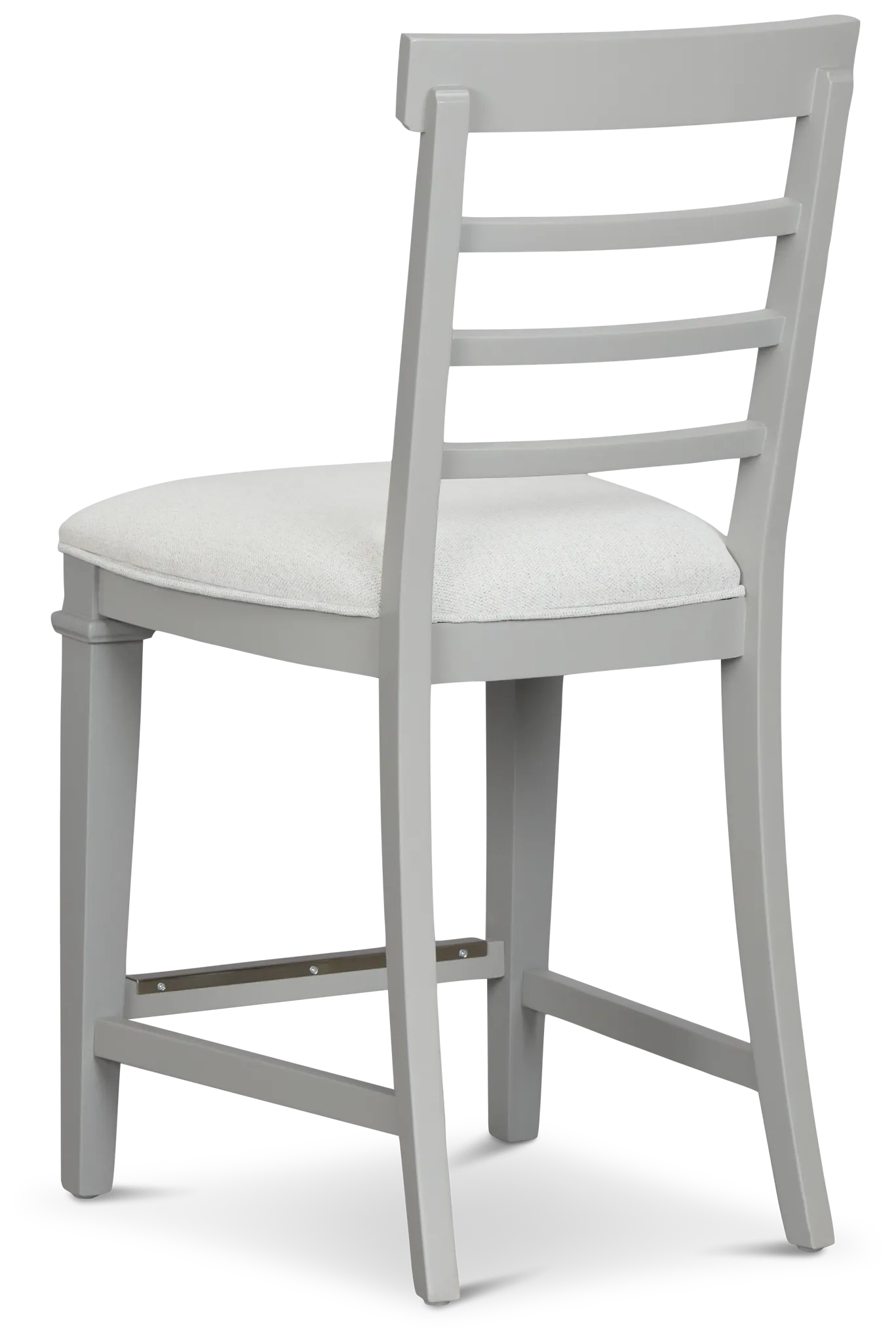Cape Cod Gray 24" Upholstered Barstool