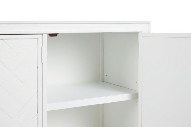 Alexia White 3 Door Cabinet