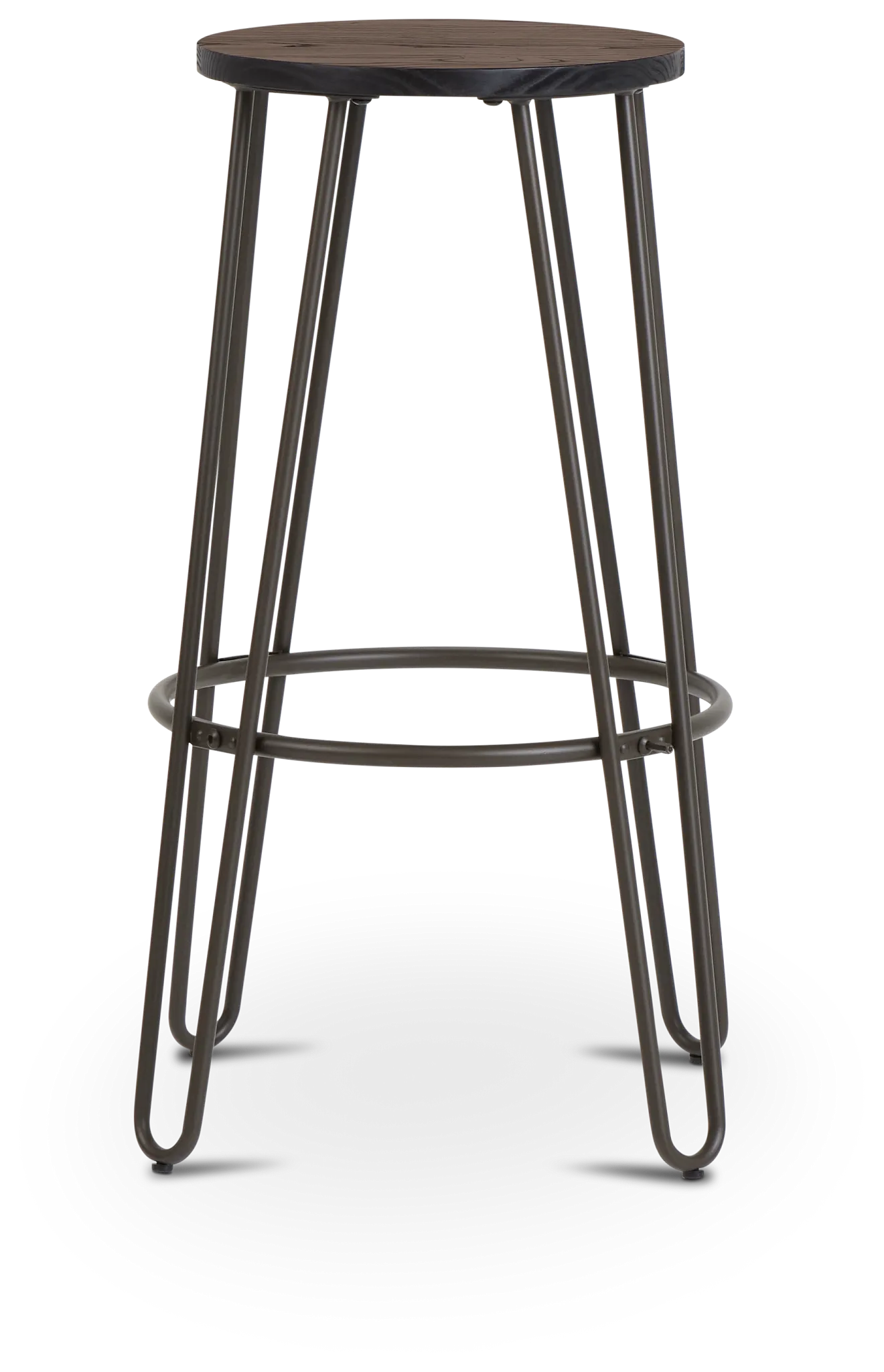 Nile Dark Tone Round 30" Barstool