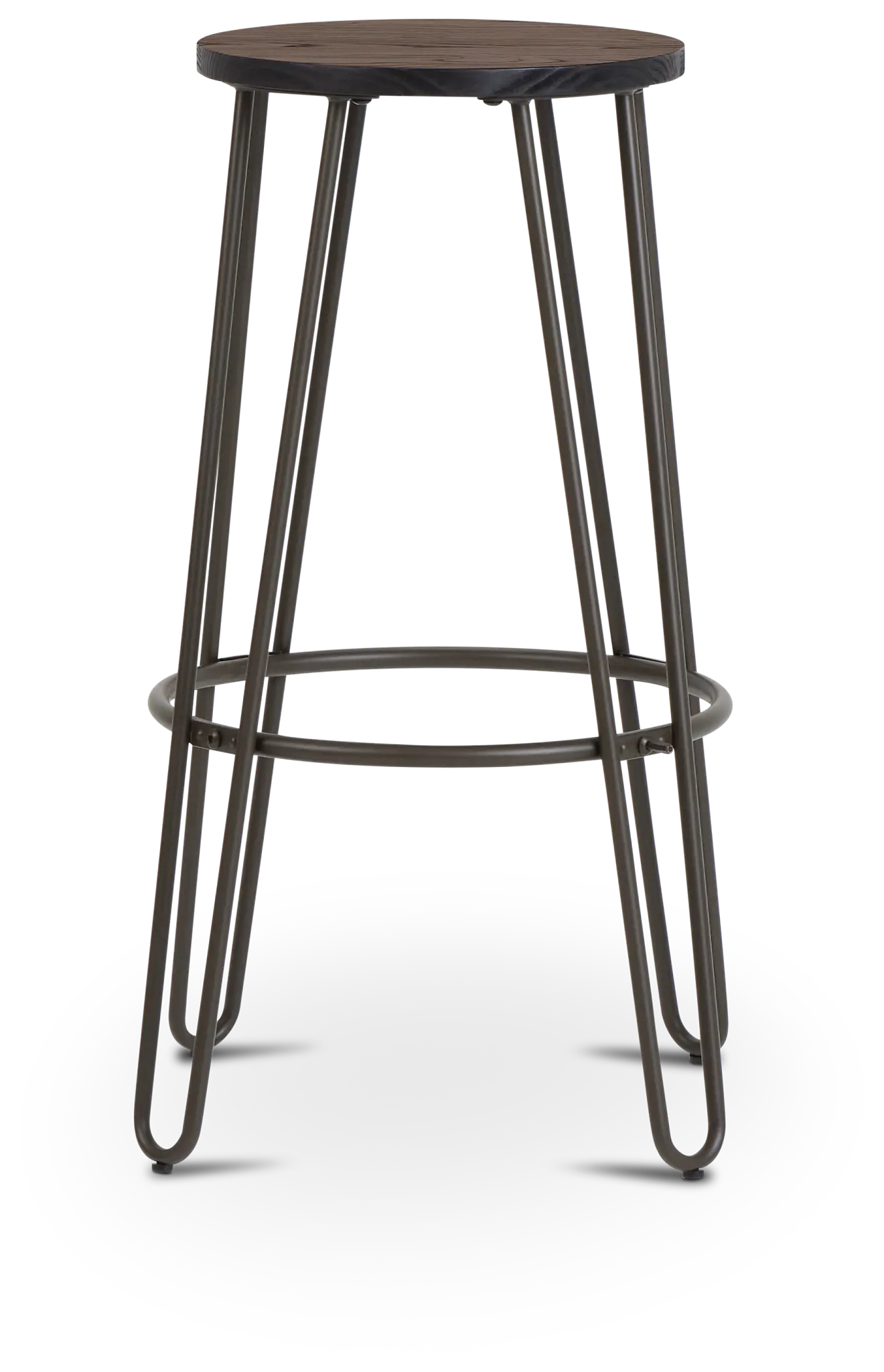Nile Dark Tone Round 30" Barstool Nile Dark Tone Round 30" Barstool