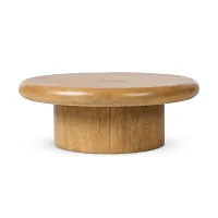 Four Hands Zach Light Tone Round Coffee Table