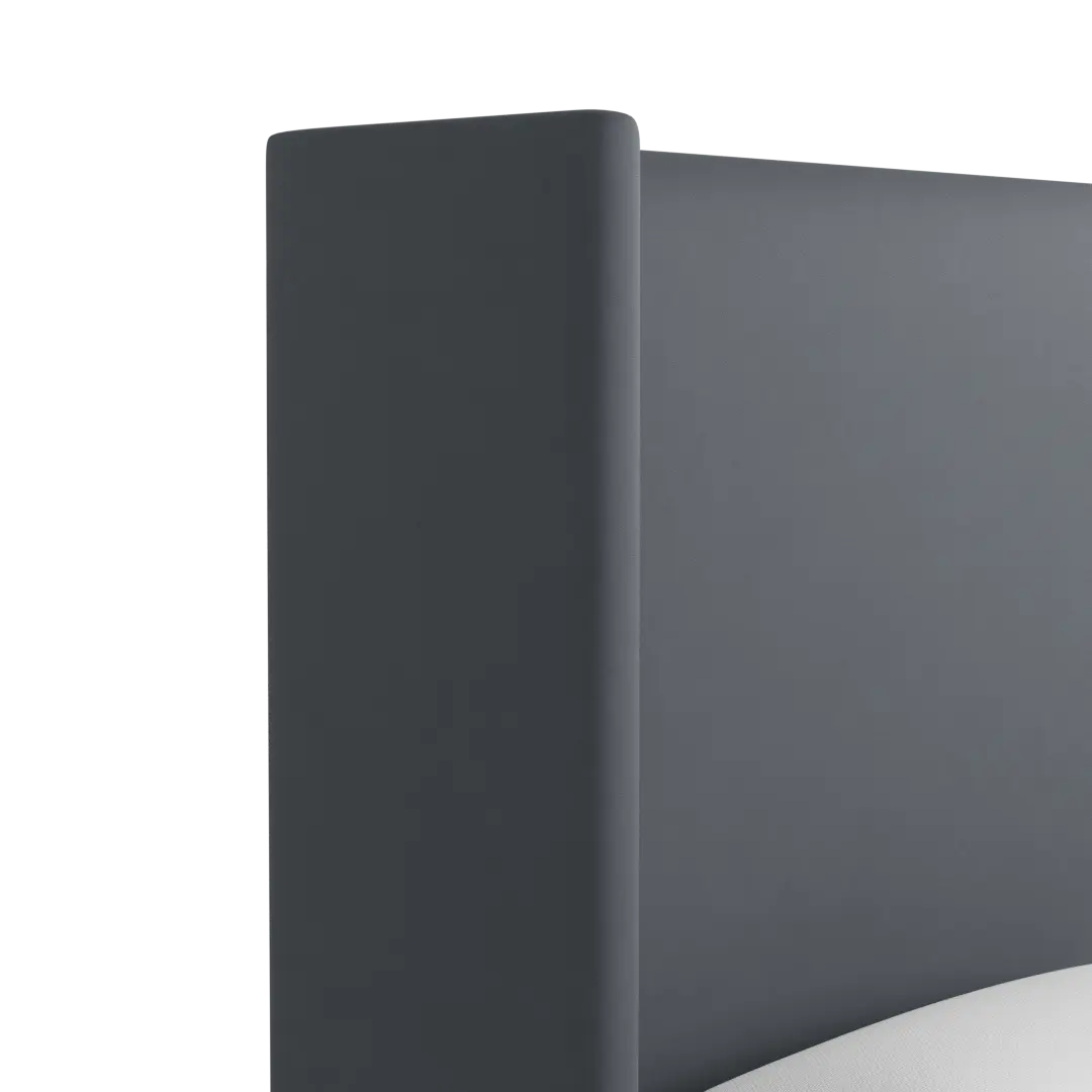 Captiva Joya Gray 60" Upholstered Shelter Bed Captiva Joya Gray 60" Upholstered Shelter Bed