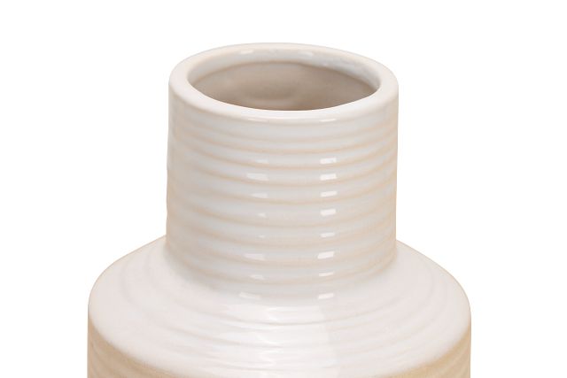 Adla White Small Vase