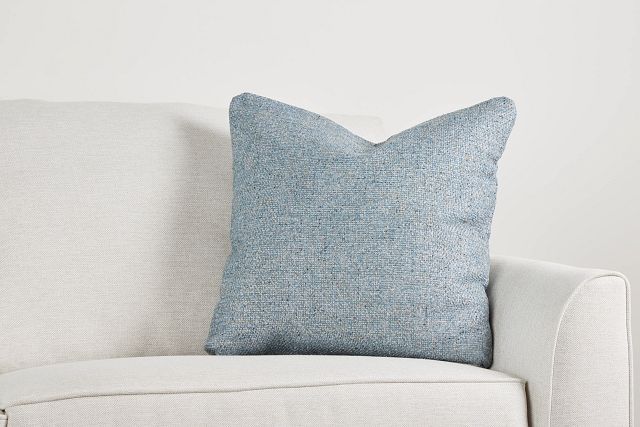 Nova Light Blue 22" Accent Pillow