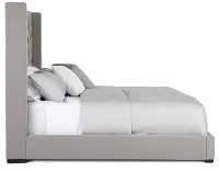 Lacey Gray Uph Platform Bed