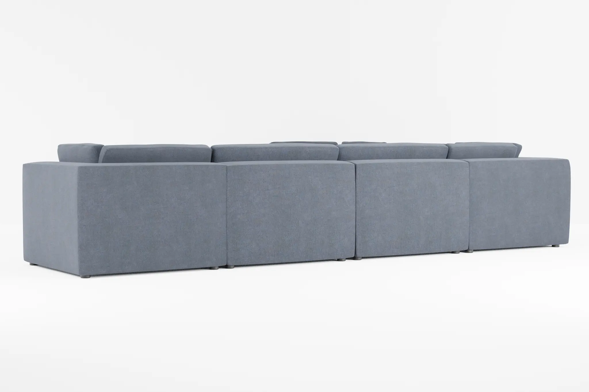 Destin Victory Dark Blue Fabric 6-piece Modular Sectional Destin Victory Dark Blue Fabric 6-piece Modular Sectional