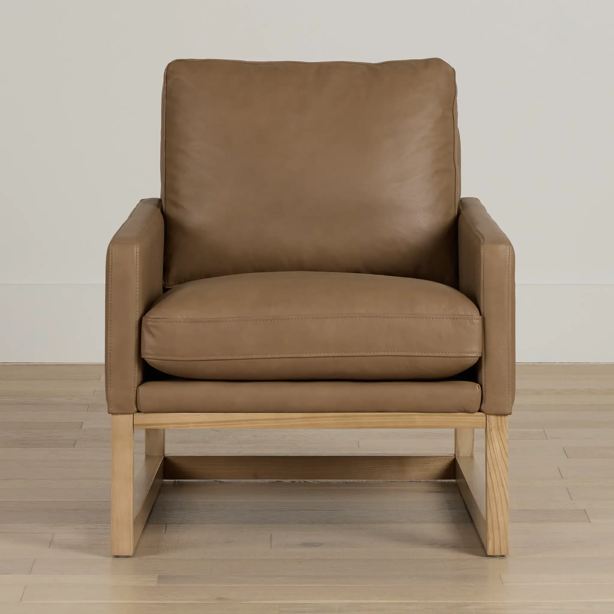 Phoebe Brown Leather Accent Chair Phoebe Brown Leather Accent Chair