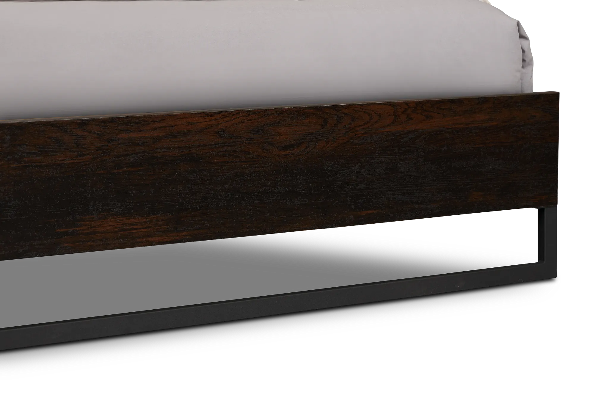 Perry Dark Tone Panel Bed