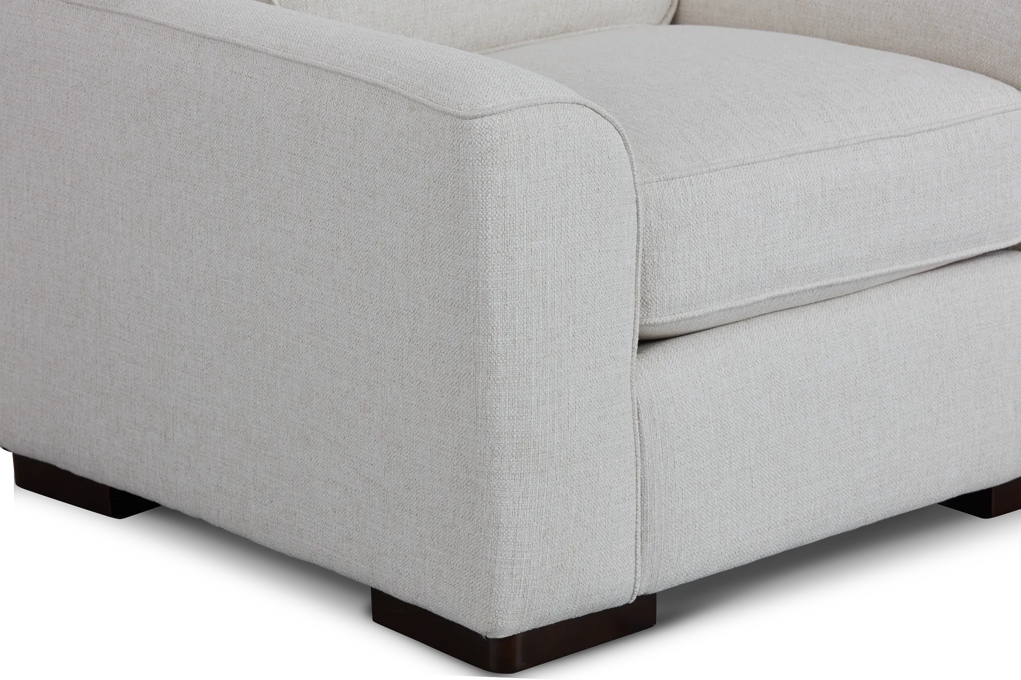 Austin White Fabric Chair